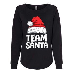 Team Santa Christmas Squad Family Matching Pajamas Boy Womens California Wash Sweatshirt