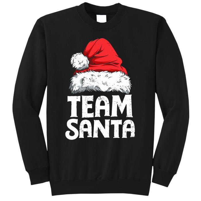 Team Santa Christmas Squad Family Matching Pajamas Boy Tall Sweatshirt