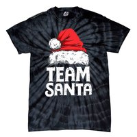 Team Santa Christmas Squad Family Matching Pajamas Boy Tie-Dye T-Shirt