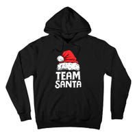 Team Santa Christmas Squad Family Matching Pajamas Boy Tall Hoodie