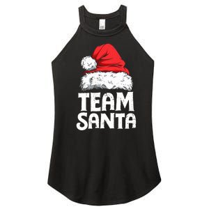 Team Santa Christmas Squad Family Matching Pajamas Boy Women's Perfect Tri Rocker Tank