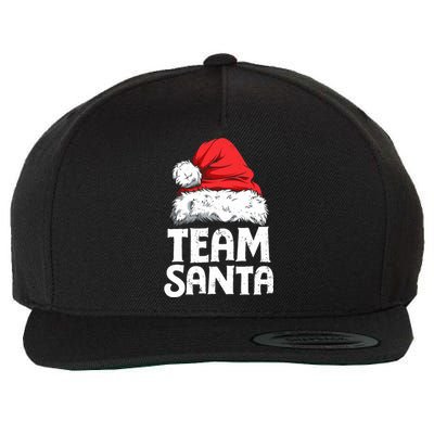 Team Santa Christmas Squad Family Matching Pajamas Boy Wool Snapback Cap