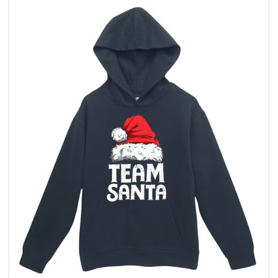 Team Santa Christmas Squad Family Matching Pajamas Boy Urban Pullover Hoodie