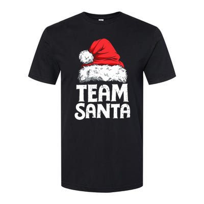 Team Santa Christmas Squad Family Matching Pajamas Boy Softstyle CVC T-Shirt