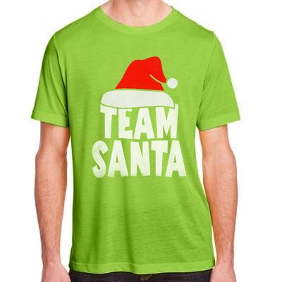 Team Santa Christmas Squad Family Matching Pajamas Adult ChromaSoft Performance T-Shirt