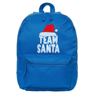 Team Santa Christmas Squad Family Matching Pajamas 16 in Basic Backpack