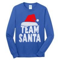 Team Santa Christmas Squad Family Matching Pajamas Tall Long Sleeve T-Shirt