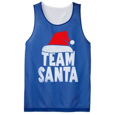 Team Santa Christmas Squad Family Matching Pajamas Mesh Reversible Basketball Jersey Tank