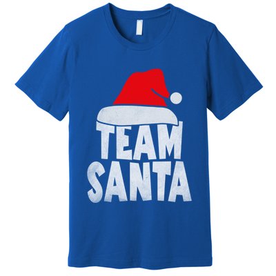 Team Santa Christmas Squad Family Matching Pajamas Premium T-Shirt