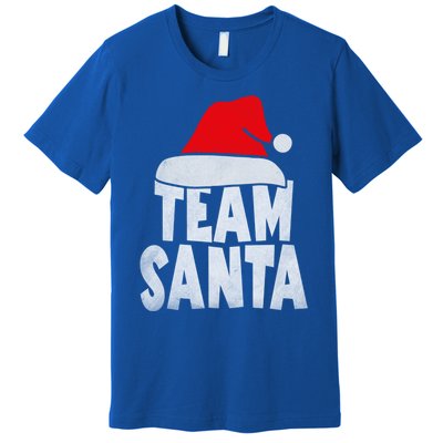 Team Santa Christmas Squad Family Matching Pajamas Premium T-Shirt