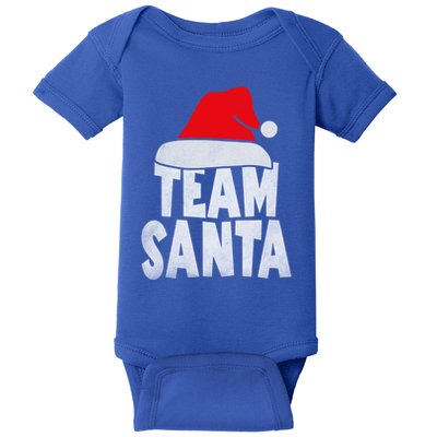 Team Santa Christmas Squad Family Matching Pajamas Baby Bodysuit