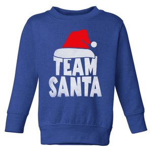 Team Santa Christmas Squad Family Matching Pajamas Toddler Sweatshirt