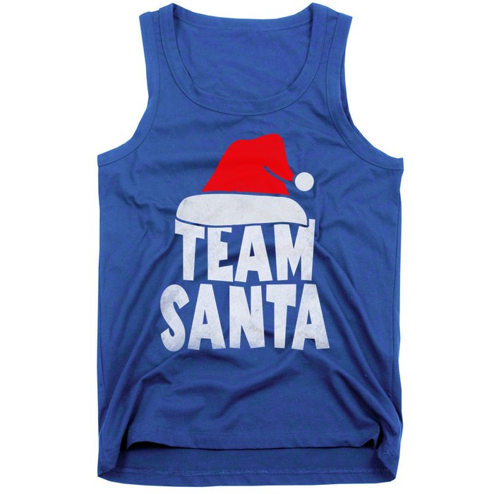 Team Santa Christmas Squad Family Matching Pajamas Tank Top