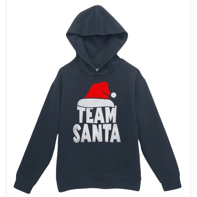 Team Santa Christmas Squad Family Matching Pajamas Urban Pullover Hoodie