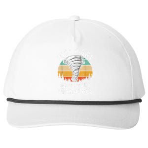 Tornado Storm Chasing Twister Hurricane Snapback Five-Panel Rope Hat