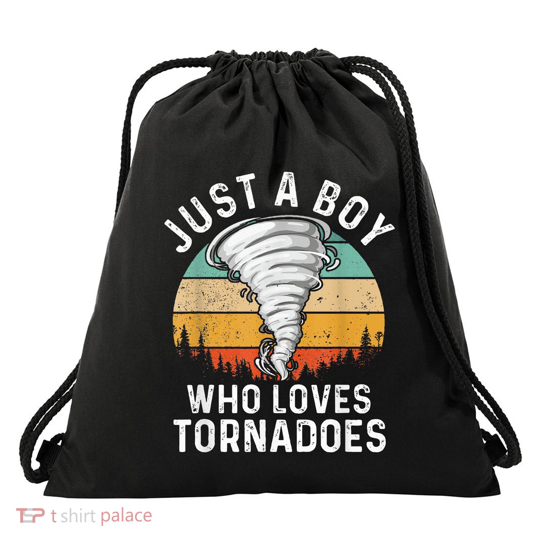 Tornado Storm Chasing Twister Hurricane Drawstring Bag