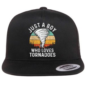 Tornado Storm Chasing Twister Hurricane Flat Bill Trucker Hat