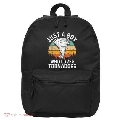 Tornado Storm Chasing Twister Hurricane 16 in Basic Backpack