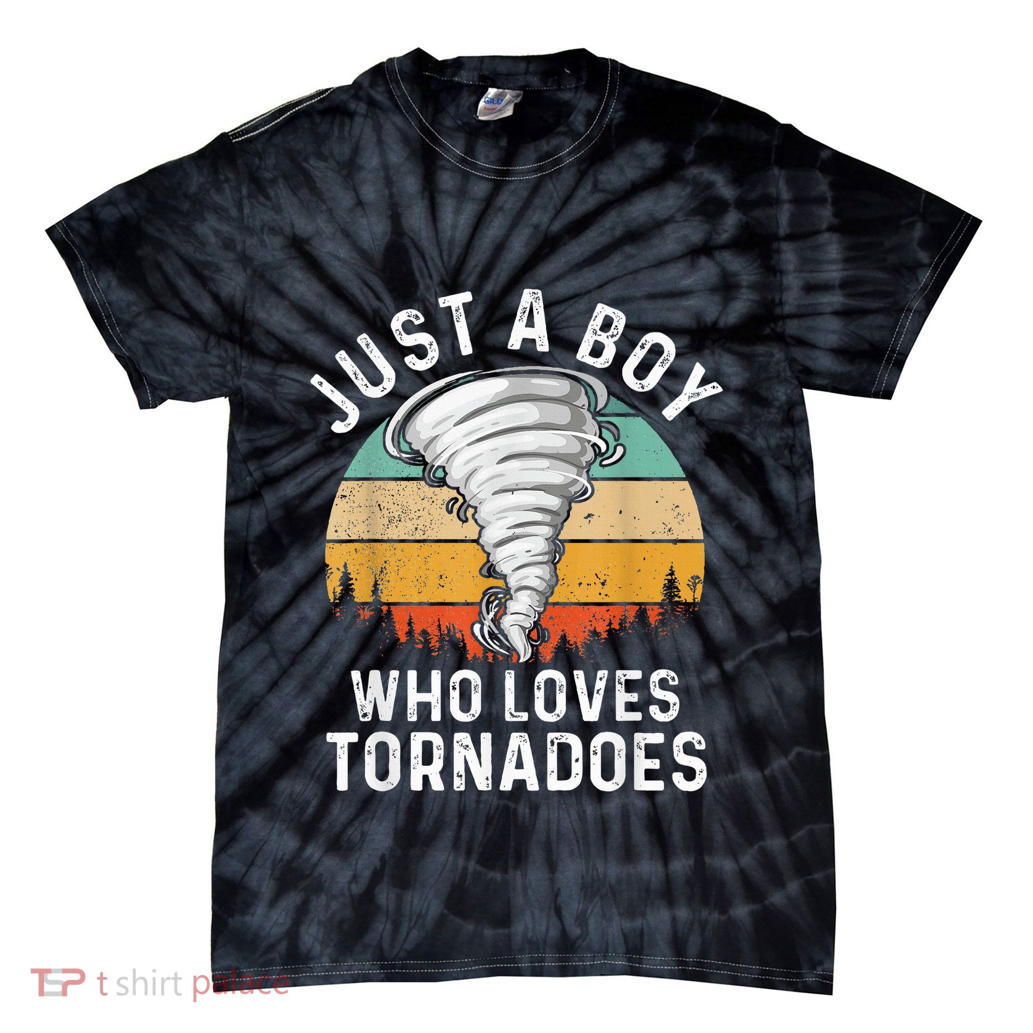 Tornado Storm Chasing Twister Hurricane Tie-Dye T-Shirt