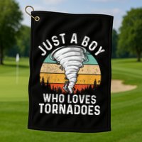 Tornado Storm Chasing Twister Hurricane Golf Towel