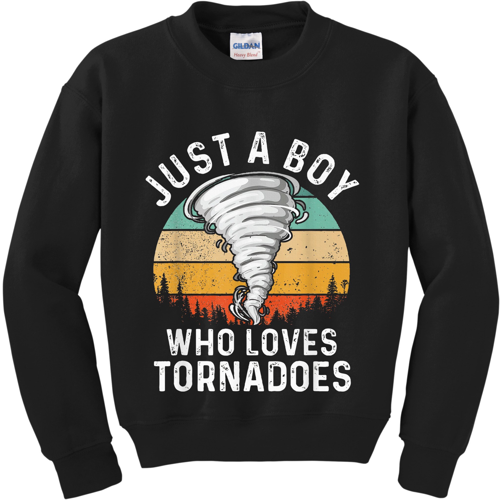 Tornado Storm Chasing Twister Hurricane Kids Sweatshirt