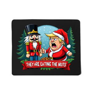 Trump Santa Claus With Nutcracker They Are Eating The Nuts Mousepad