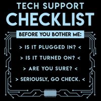 Tech Support Checklist Funny Computer Geek Sysadmin Gift Youth Performance Sprint T-Shirt