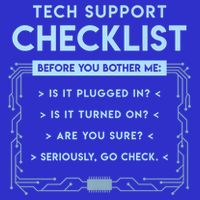 Tech Support Checklist Funny Computer Geek Sysadmin Gift Long Sleeve Shirt
