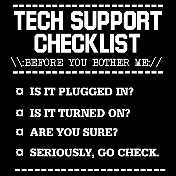 Tech Support Checklist Funny Computer Geek Sysadmin Gift Metallic Star Ornament