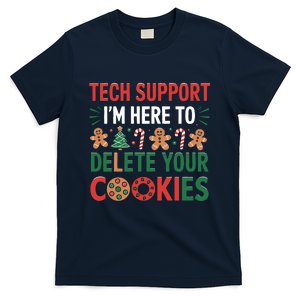 Tech Support Christmas Cookies Funny Christmas T-Shirt