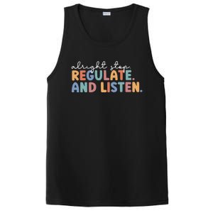 Teacher School Counselor Stop Regulate Teacher Life School PosiCharge Competitor Tank