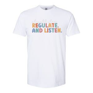 Teacher School Counselor Stop Regulate Teacher Life School Softstyle CVC T-Shirt