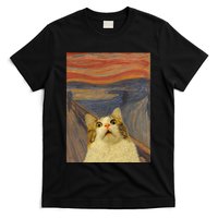 The Scream Cat Funny Classic Painting T-Shirt