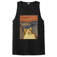 The Scream Cat Funny Classic Painting PosiCharge Competitor Tank