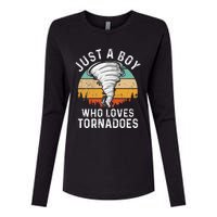 Tornado Storm Chasing Twister Hurricane Womens Cotton Relaxed Long Sleeve T-Shirt