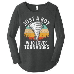 Tornado Storm Chasing Twister Hurricane Women's Perfect Tri Tunic Long Sleeve Shirt