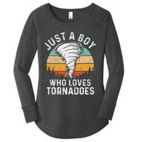 Tornado Storm Chasing Twister Hurricane Women's Perfect Tri Tunic Long Sleeve Shirt