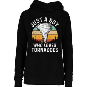 Tornado Storm Chasing Twister Hurricane Womens Funnel Neck Pullover Hood