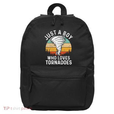 Tornado Storm Chasing Twister Hurricane 16 in Basic Backpack
