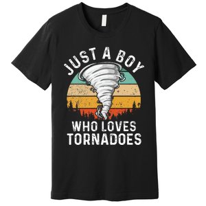 Tornado Storm Chasing Twister Hurricane Premium T-Shirt