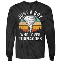 Tornado Storm Chasing Twister Hurricane Tie-Dye Long Sleeve Shirt