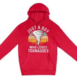 Tornado Storm Chasing Twister Hurricane Premium Pullover Hoodie