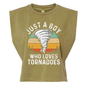 Tornado Storm Chasing Twister Hurricane Garment-Dyed Women's Muscle Tee