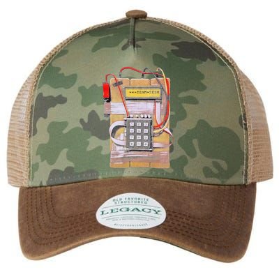 Team Sesh Csgo Bomb Legacy Tie Dye Trucker Hat