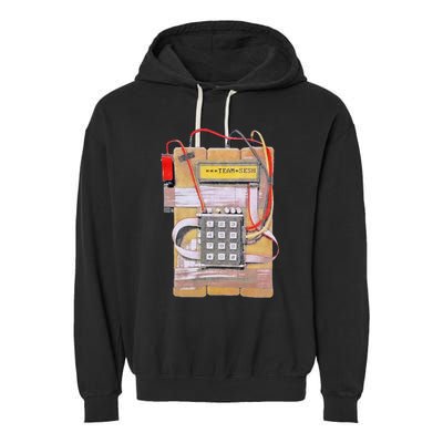 Team Sesh Csgo Bomb Garment-Dyed Fleece Hoodie