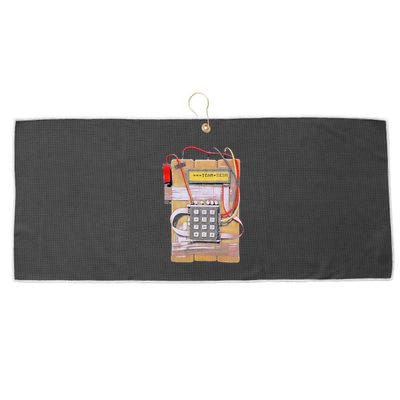 Team Sesh Csgo Bomb Large Microfiber Waffle Golf Towel