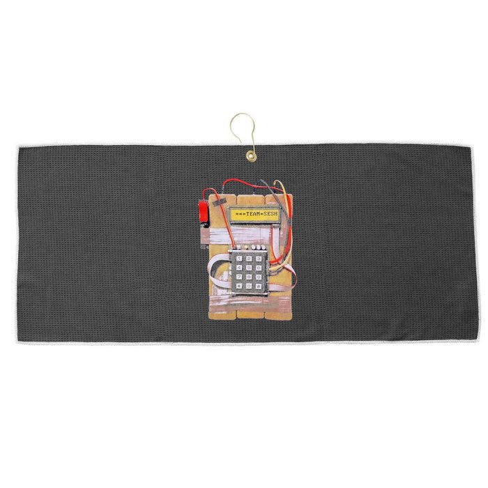 Team Sesh Csgo Bomb Large Microfiber Waffle Golf Towel