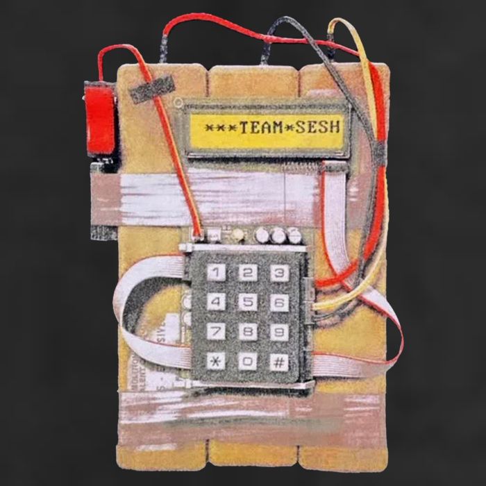 Team Sesh Csgo Bomb Large Microfiber Waffle Golf Towel