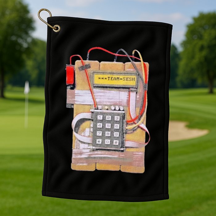 Team Sesh Csgo Bomb Golf Towel