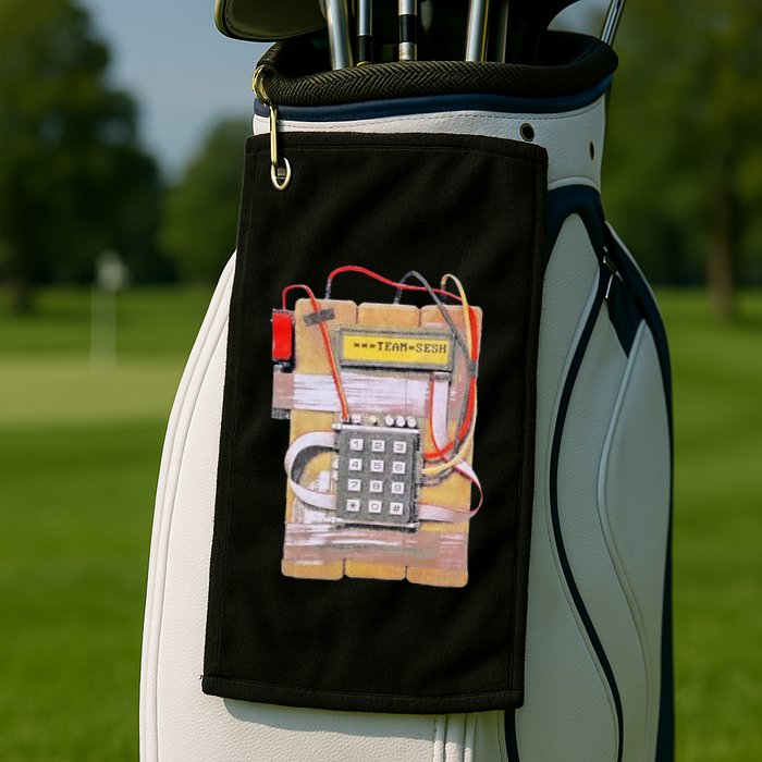 Team Sesh Csgo Bomb Golf Towel